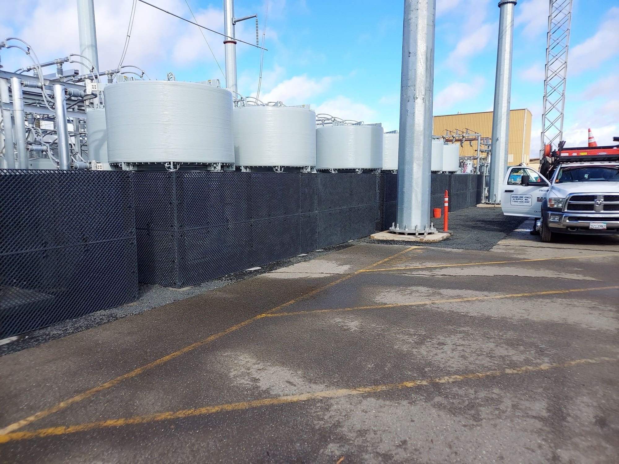 non-conductive fence