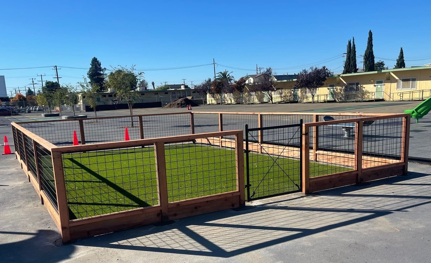 Playground Structure Fencing